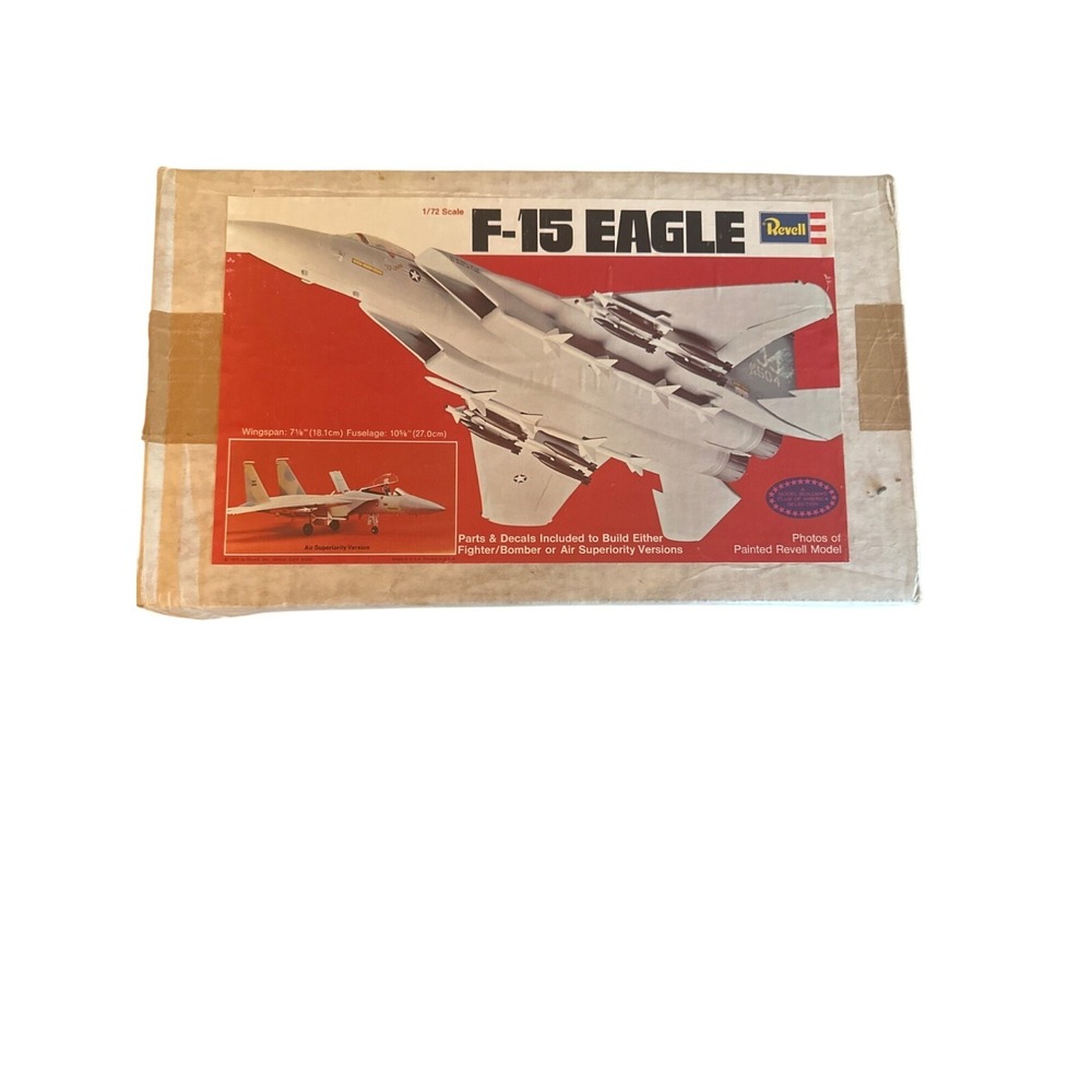 Revell F-15 Eagle 1/72 Scale Model Kit With Decals‎ & Instructions